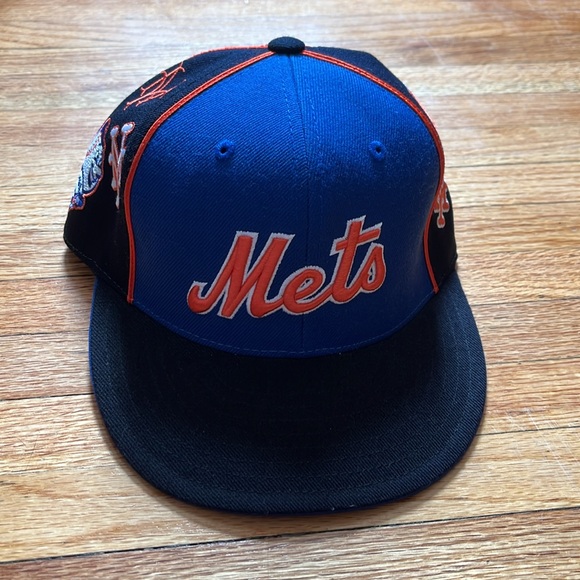 Vintage New York Mets Hat / Size 7 / Fitted / American Needle Coopers Collection - Picture 2 of 7